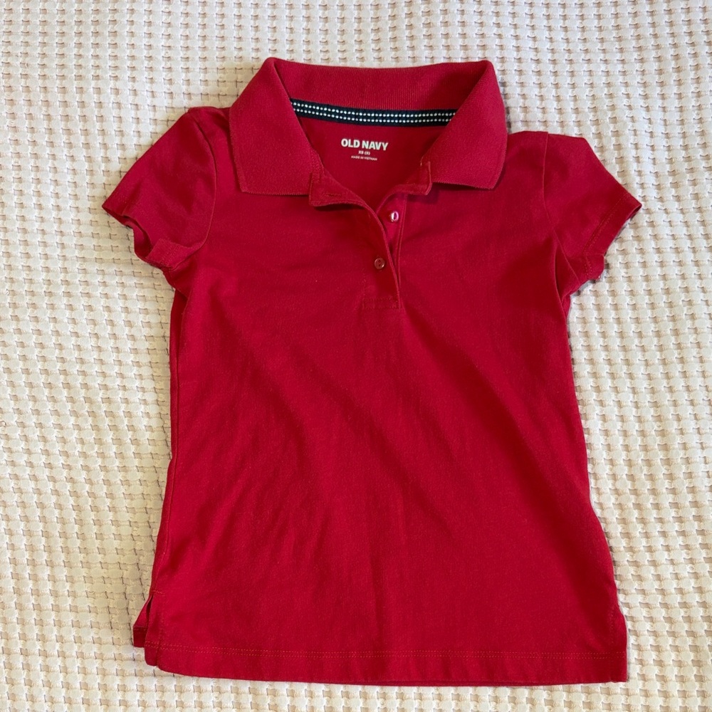 Kids Classic Red Polo
